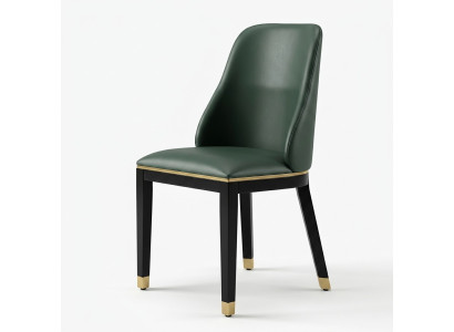 Silla Sillas Diseño Sillón Madera Tapizado Clásico Muebles de comedor de madera maciza