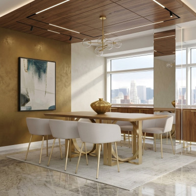 Sillas Sillón Silla de comedor Comedor Silla Tela Respaldo Madera Lujo Asiento Nuevo