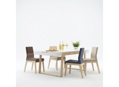 Silla sala de estar Silla comedor Silla comedor Tela Silla de madera Lujo 1 asiento Nuevo