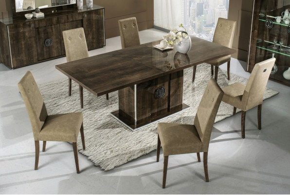 Grupo de sillas de madera nuevo con tapicería para la cocina, sala de estar y comedor: 6 sillas.