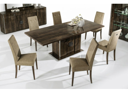 Grupo de sillas de madera nuevo con tapicería para la cocina, sala de estar y comedor: 6 sillas.