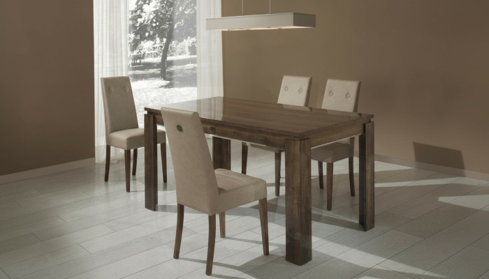 Mesa de comedor grupo sala de comedor diseño en madera muebles italianos