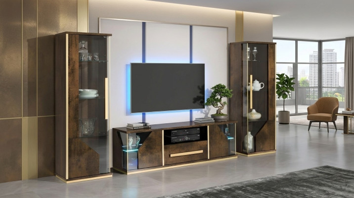 rtv Sideboard tv Lowboard Armario Mesa Sala de Estar Madera Diseño Lujo lowboards
