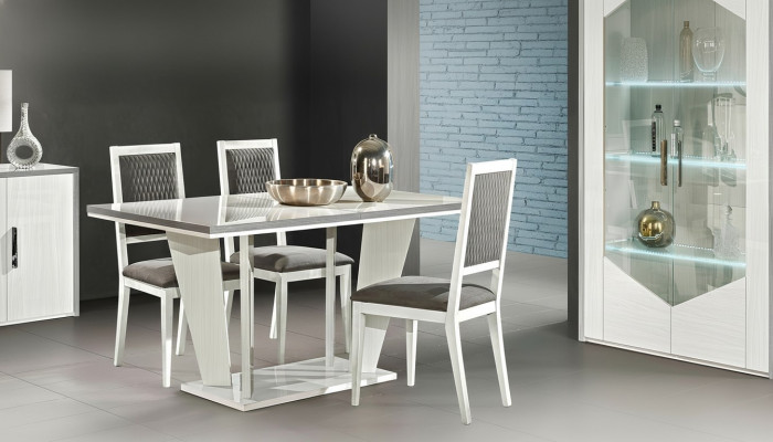 Mesa de comedor de lujo muebles decoración mesa diseño mesas mesas de comedor blanca