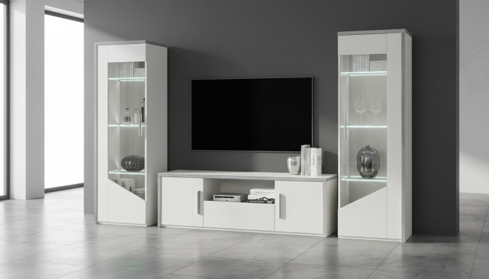 Sideboard de diseño rtv para TV baja de lujo moderno blanco muebles nuevos