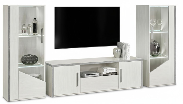 Sideboard de diseño rtv para TV baja de lujo moderno blanco muebles nuevos
