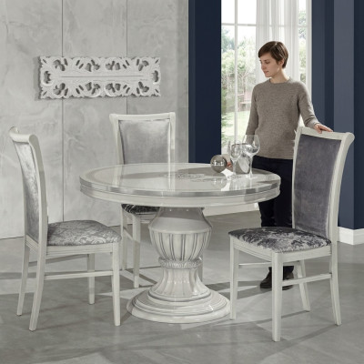 Silla de comedor Silla Sillas de comedor Sillas de relajación Terciopelo Madera Gris Asiento Diseño