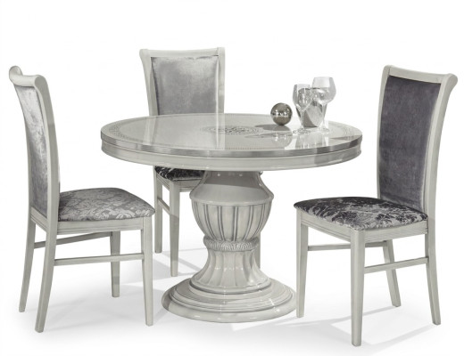 Silla de comedor Silla Sillas de comedor Sillas de relajación Terciopelo Madera Gris Asiento Diseño