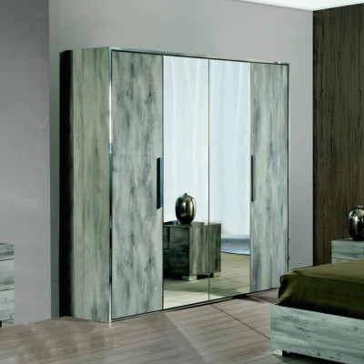 Armario de 4 puertas para pared armario muebles dormitorio