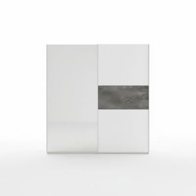 Armario de lujo con puertas correderas de diseño para dormitorio de madera nueva
