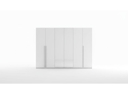 Armario moderno de 6 puertas diseño madera Italia nuevo