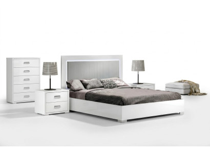 Cama de lujo Hotel Camas Cama tapizada Cama matrimonial Estructura de cama Diseño moderno