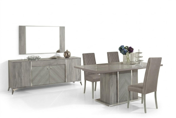 Cómoda Espejo Cómoda Grupo Set Diseño Madera Dormitorio Consola