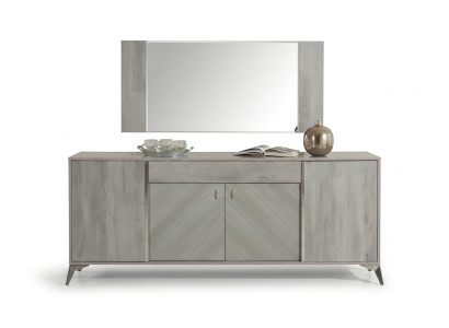 Mueble moderno de madera diseño gris para dormitorio