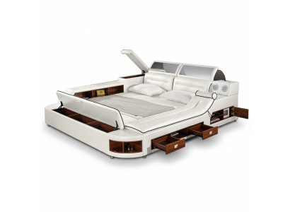 Cama multifunción doble camas hotel xxl grande camas acolchadas USB sonido