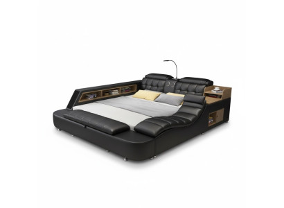Cama doble dormitorio cama tapizada 180x200cm cama multifuncional camas