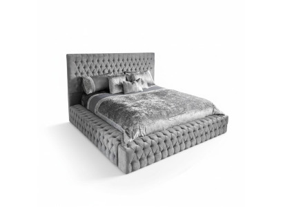 Doble camas matrimonial dormitorio cuero hotel nuevo cama tapizado diseño lujo metal