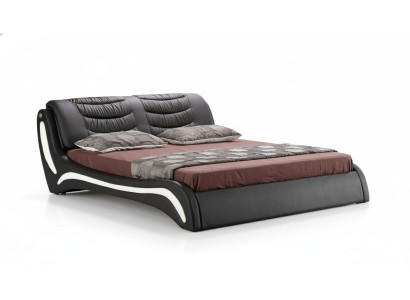 Cama de diseño, cama de habitación, camas de cuero, hotel de lujo, tapizado italiano