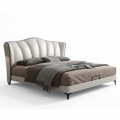 Camas Textil Hotel Lujo Tapizado Cuero Diseñador Italiano Cama Dormitorio