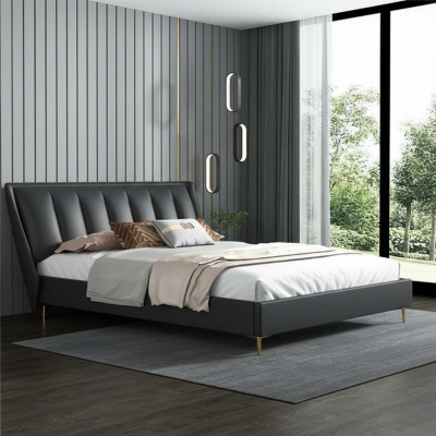 Camas Textil Hotel Lujo Tapicería Asiento Tela Italia Diseñador Cama Dormitorio