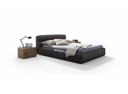 Camas Dormir Habitación Cuero 180x200cm Nuevo Cama Tapizar Diseño Lujo