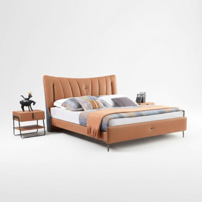 Cama doble Cama matrimonial Cama de diseño NUEVA 180x200cm Cama tapizada de diseñador