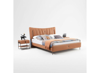 Cama doble Cama matrimonial Cama de diseño NUEVA 180x200cm Cama tapizada de diseñador