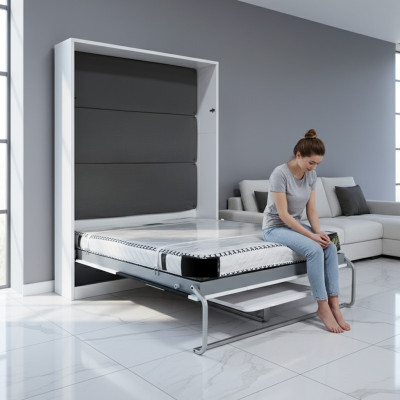 Cama armario Cama de pared Armario Cama Abertura de la cama de pared Camas Armarios Ahorrando Nuevo