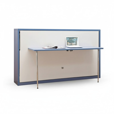 Oficina Cama Invitados Camas Armario con mesa Cama de pared Camas empotradas Armario Madera Nuevo