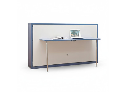 Oficina Cama Invitados Camas Armario con mesa Cama de pared Camas empotradas Armario Madera Nuevo