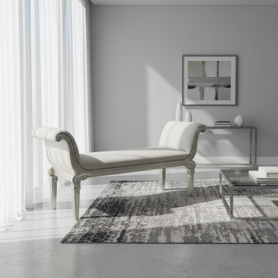 Taburete Banco acolchado Banco Banco de asiento Banco Möbel Banco de asiento Muebles Banco de cuero Banco de madera Muebles Nuevo