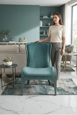 Sillas de hostelería tapizadas, diseño de sillones de club lounge para comedor, respaldo de relax