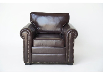 Diseño de sillón de cuero de lujo, sofá de televisión individual, sofá relax, salón acolchado nuevo.