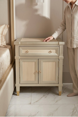 Mesita de noche Mesas Consolas Mesas de madera Cómoda Mesita auxiliar Diseñador clásico
