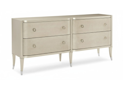 Cómoda moderna de lujo design italiano Muebles tapizados de madera Consola Sideboard Low