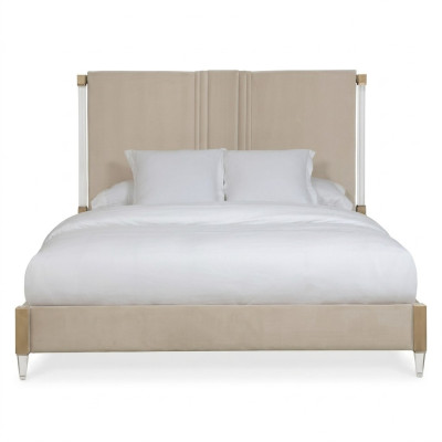 Lujo cama doble de hotel dormitorio de cuero 180x200 cm diseño de cabecera nuevo.