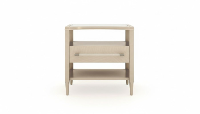 Mesita de noche mesas dormitorio lujo diseño de madera mesa de noche consola auxiliar