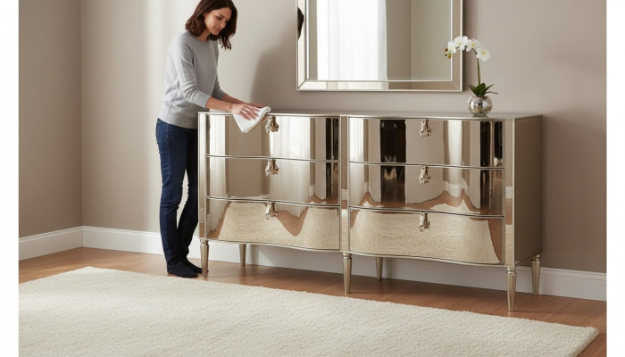 Aparador Mueble Cómoda de alto brillo Nuevo Cómodas Bajo lujoso Mobiliario Nuevo