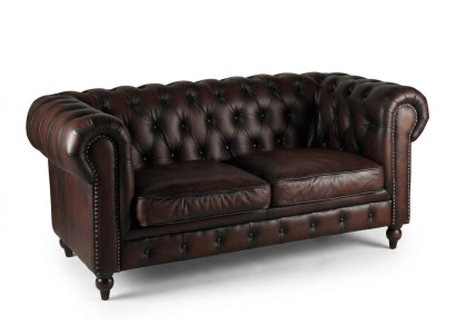 Sofá Chesterfield de 2 plazas Set Sofás de diseño Sofás tapizados Sofá de lujo Muebles