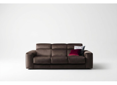 Muebles de lujo para sala de estar Sofás Sofá de 3 plazas moderno Estilo italiano de madera maciza