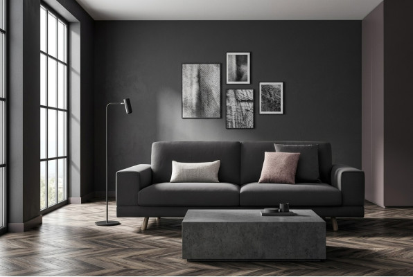 Estilo italiano Sofá de lujo para sala de estar Sofá de 3 plazas Sofá alfitalia