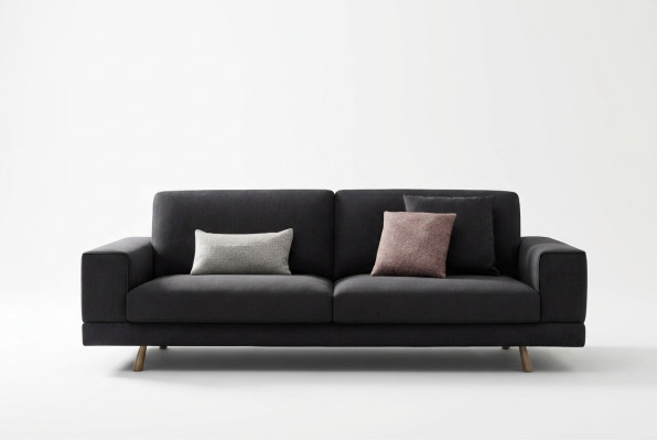 Estilo italiano Sofá de lujo para sala de estar Sofá de 3 plazas Sofá alfitalia