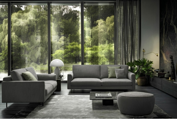 Muebles de lujo para la sala de estar Sofás Sofá de 3 plazas Moderno alfitalia Sofás italianos nuevos
