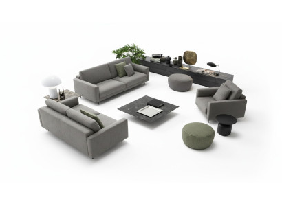 Sofá 3 plazas Moderno de madera diseño exclusivo conjunto de muebles sofá.