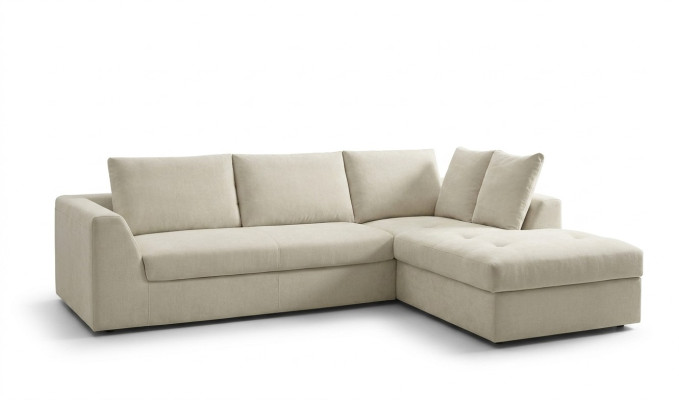 Sofá de esquina de lujo en forma de L Sofás Sofá Cuero Muebles Sofás Tela Diseño Nuevo Alfitalia
