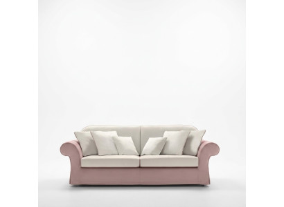 Muebles tapizados clásicos Sofás Diseño Lujo Sofá Telas Sofás Rosas de 3 plazas