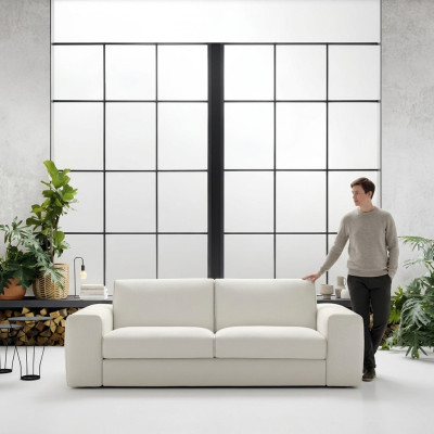 Sala de estar Muebles tapizados Sofás Tela Madera Lujo alfitalia Diseño Sofá 3 Plazas