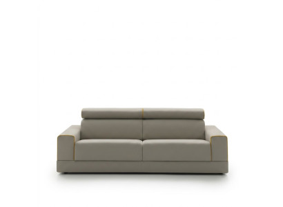 Diseño sofá gris de 3 plazas para sala de estar, sofá de tela, sofá acolchado alfitalia.