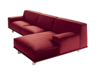 Sofá modular esquinero de tela de diseño Sofá seccional Couch Sofá alfitalia