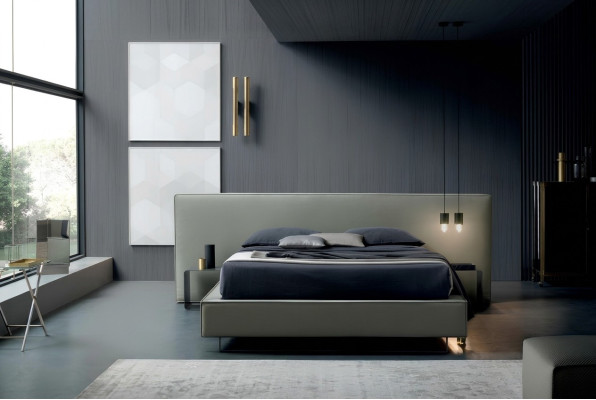 Lujo tapizado terciopelo tela diseñador cama dormitorio camas cuero textil hotel nuevo